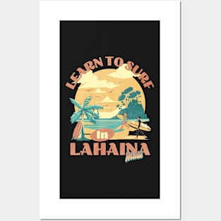 Learn to Surf in Lahaina Posters and Art